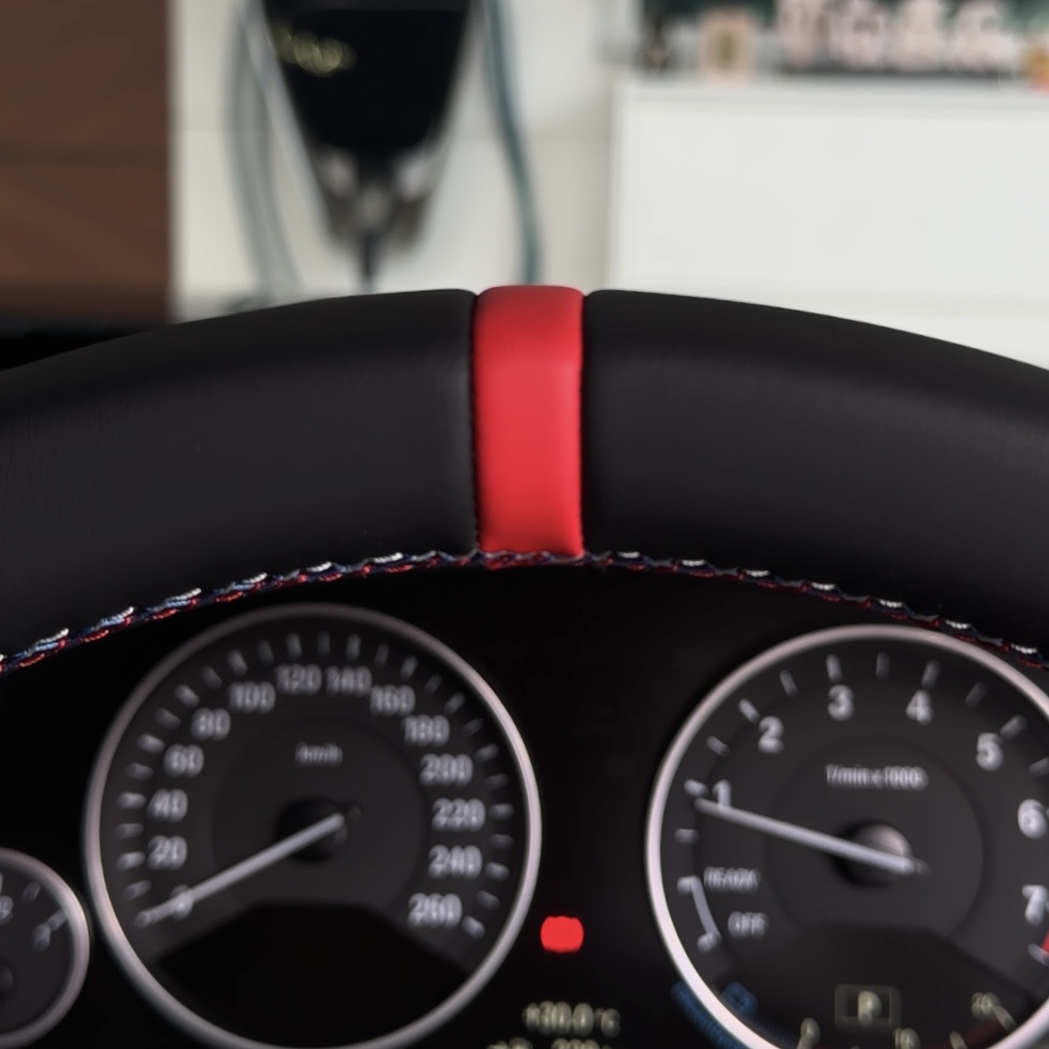 BMW M Performance Alcantara Steering [Red] — view 5