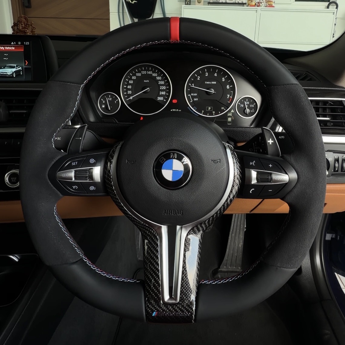 BMW M Performance Alcantara Steering [Red]